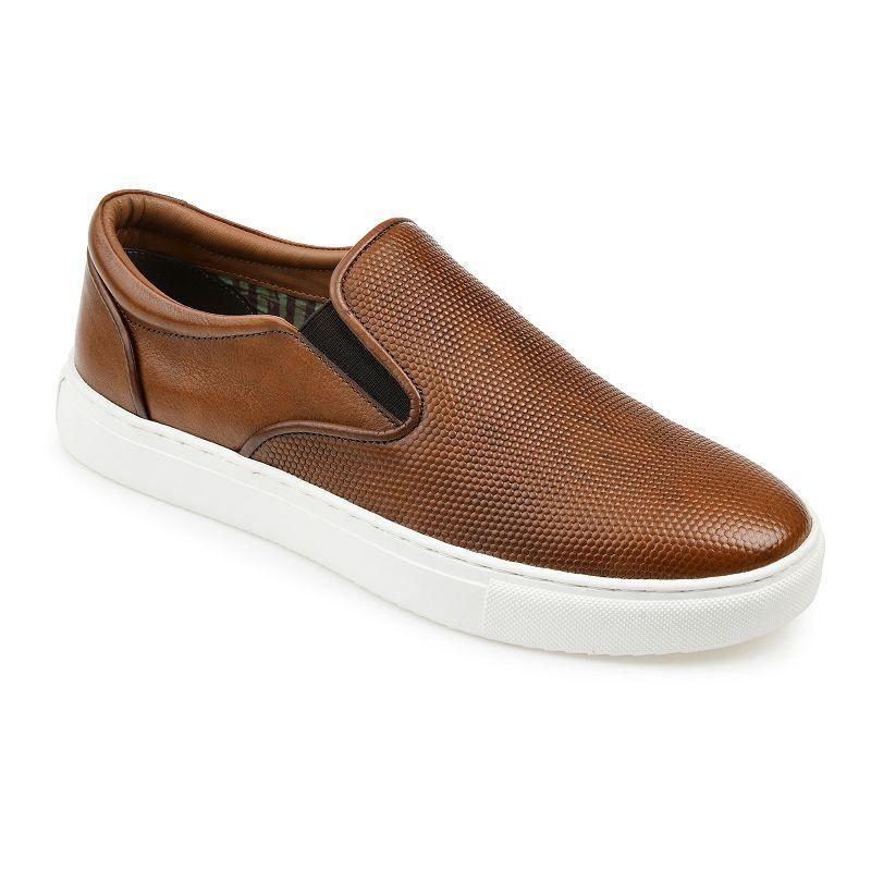 Thomas & Vine Conley Mens Leather Slip-On Sneakers Product Image