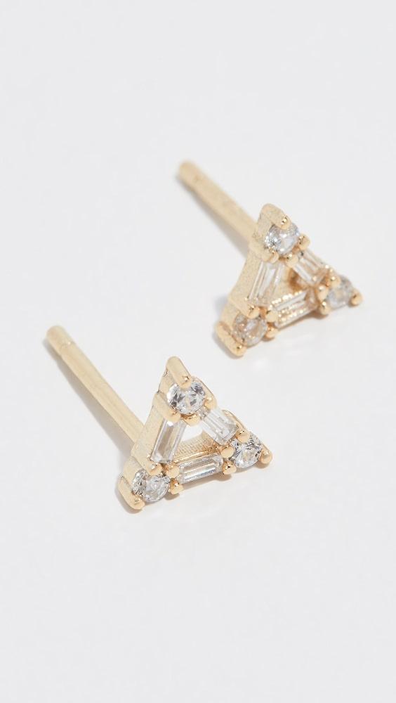 SHASHI Trilogy Stud Earrings | Shopbop Product Image