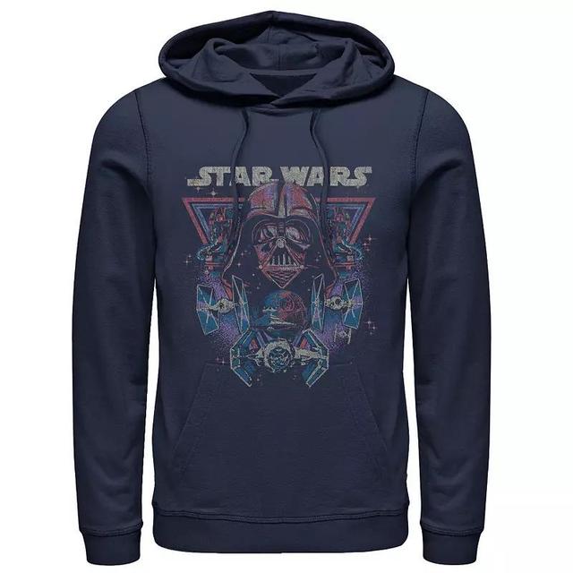 Mens Star Wars Darth Vader Distressed Death Star Logo Hoodie, Boys Product Image