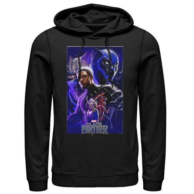 Mens Marvel Panther Collage Poster Hoodie Product Image