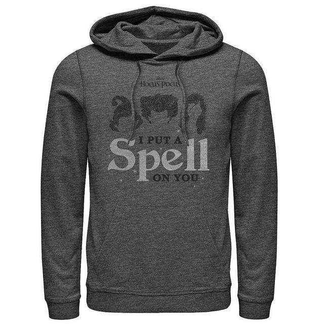 Disneys Hocus Pocus Mens I Put A Spell On You Hair Hoodie Grey Heather Product Image