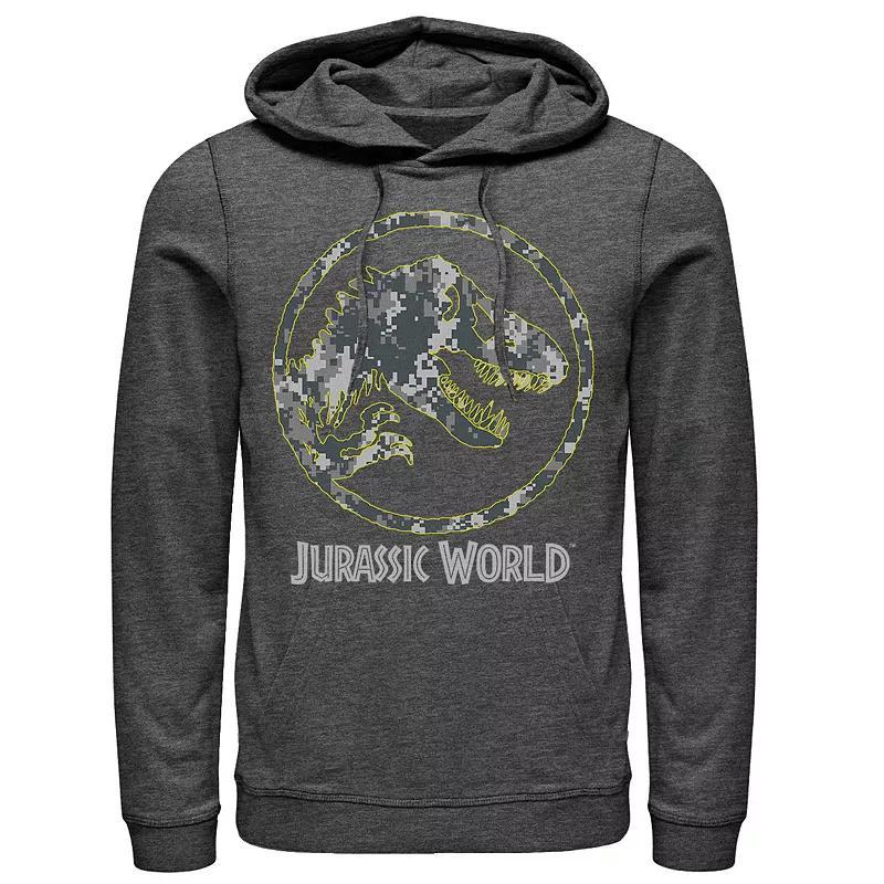 Mens Jurassic World Tikisaur Leaf Face Roar Pullover Graphic Hoodie Blue Product Image