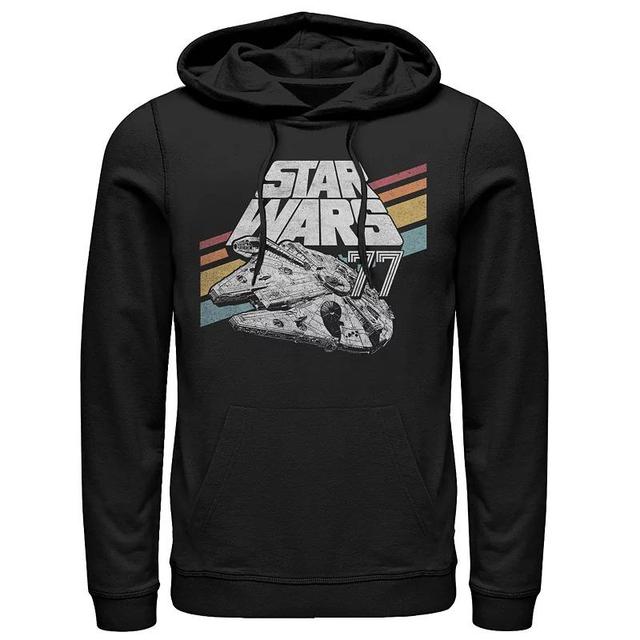 Mens Star Trek The Next Generation Boldly Return Hoodie Black Product Image