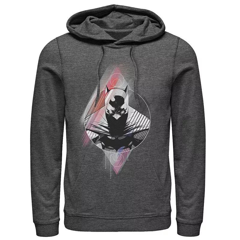 Mens DC Comics Batman Diamond Portrait Poster Hoodie Blue Product Image