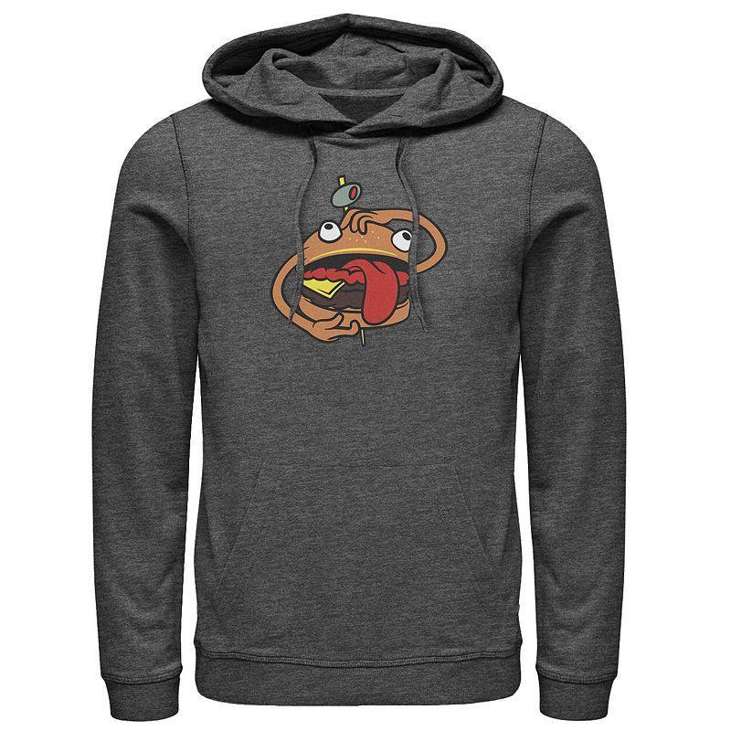 Mens Fortnite Durrr Burger Logo Hoodie Grey Heather Product Image