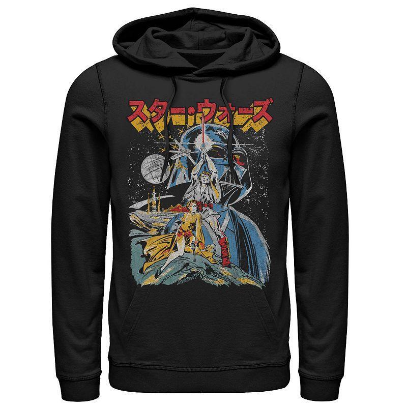 Mens Star Wars Cartoon Sketched Style Poster Hoodie Product Image