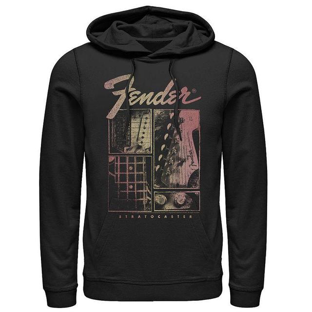 Mens Fender Stratocaster Panels Hoodie Product Image