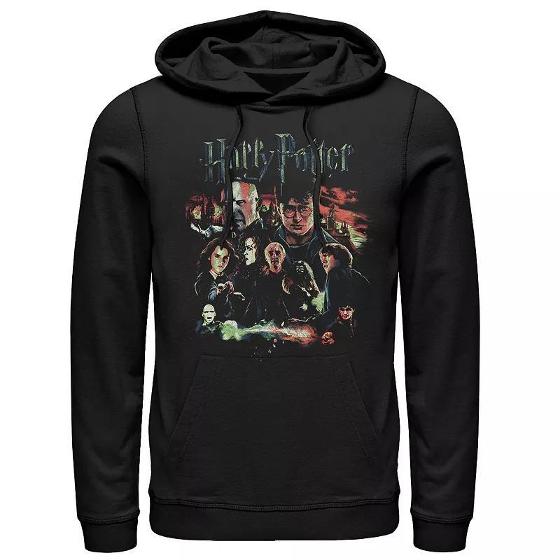 Mens Harry Potter Hogwarts Lineup Poster Hoodie Product Image