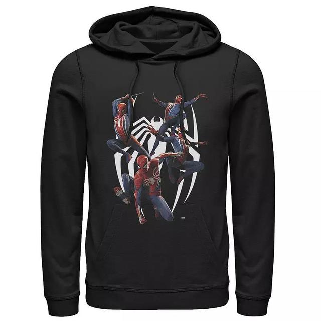 Mens Marvels Spider-Man Game Action Poses Hoodie Product Image