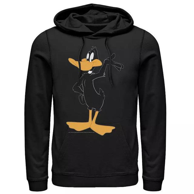 Mens Looney Tunes Daffy Duck Simple Portrait Hoodie Product Image