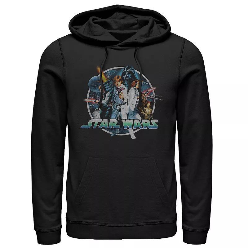 Mens Cartoon Network Samurai Jack The Meditating Warrior Badge Hoodie Blue Product Image