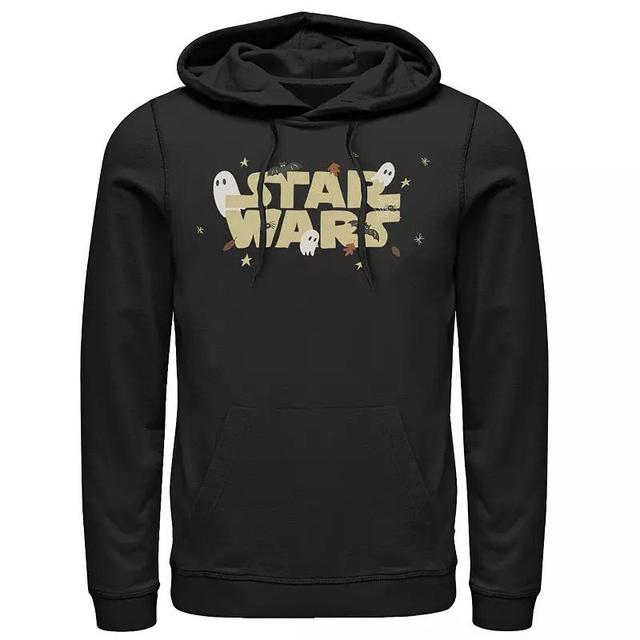 Mens Star Wars The Mandalorian Halloween Haunted Logo Hoodie Product Image