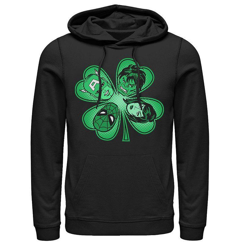 Mens Marvel Avengers Shamrock Head Shot Hoodie Product Image