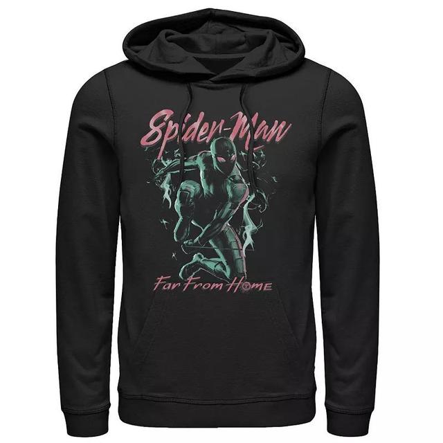 Mens Marvel Spider-Man: Far From Home Stealth Suit Dark Portrait Hoodie Product Image