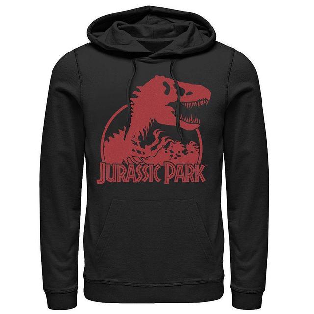 Mens Jurassic Park Classic T-Rex Skeleton Logo Hoodie Product Image