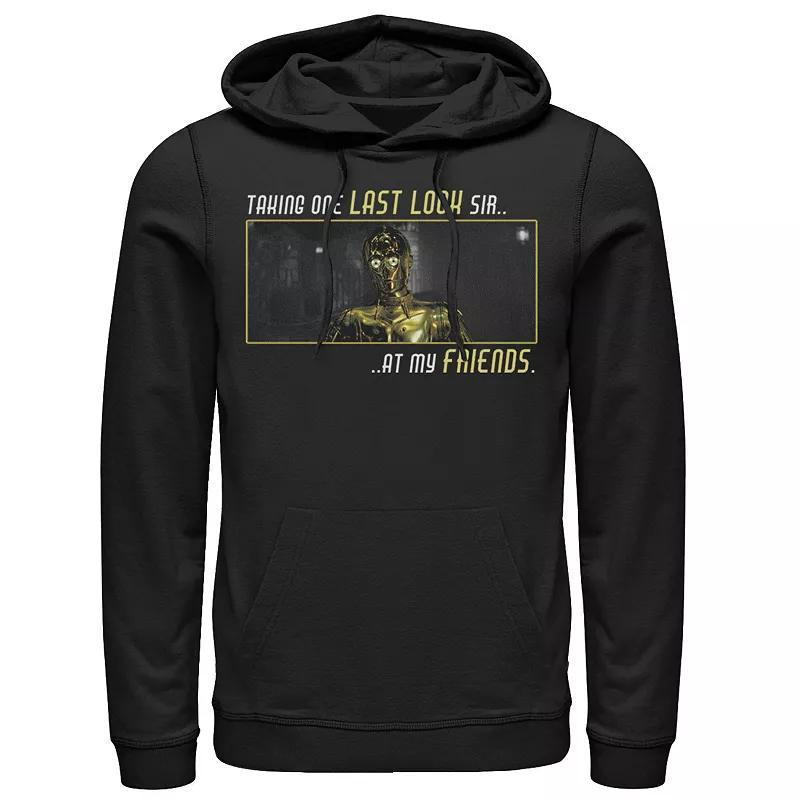 Mens Star Wars: The Rise Of Skywalker C-3PO Taking One Last Look Hoodie Product Image