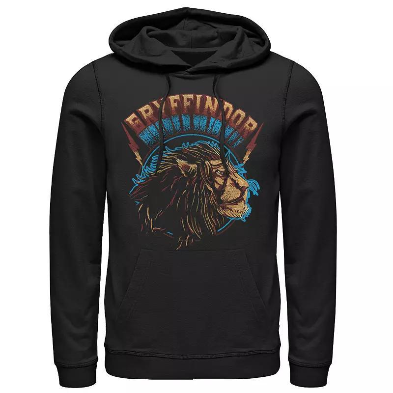 Mens Harry Potter Gryffindor Lion Rock Hoodie Product Image