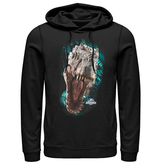 Mens Jurassic World Pullover Hoodie Black Product Image