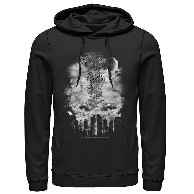 Mens DC Comics Batman Gadgets Classic Logo Ringer Hoodie Product Image