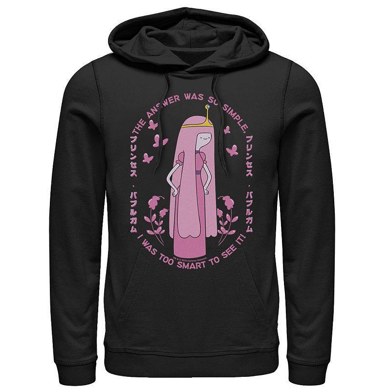 Mens Adventure Time Princess Bubblegum Quote Kanji Portrait Hoodie Product Image