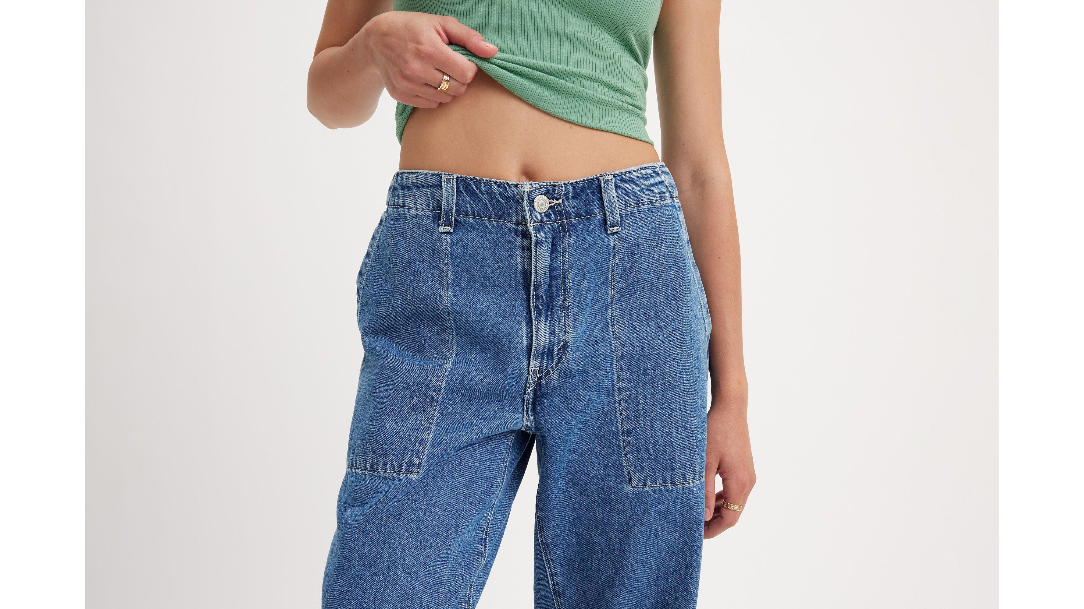 Baggy Dad Utility Women's Jeans Product Image