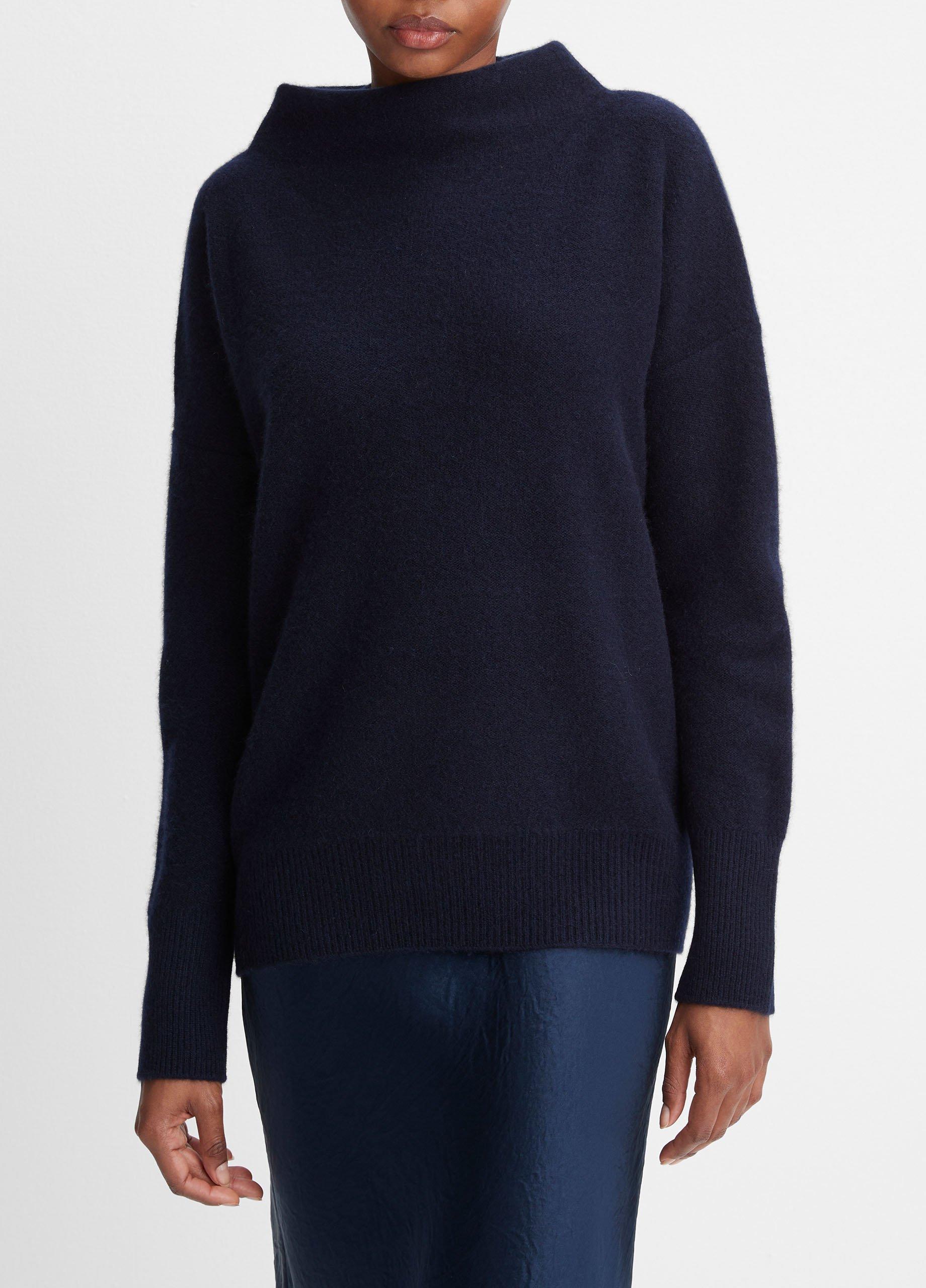 Plush Cashmere Funnel Neck Sweater Product Image