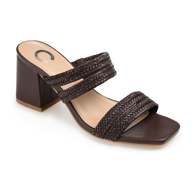 Journee Collection Natia Womens Block Heel Sandals Product Image