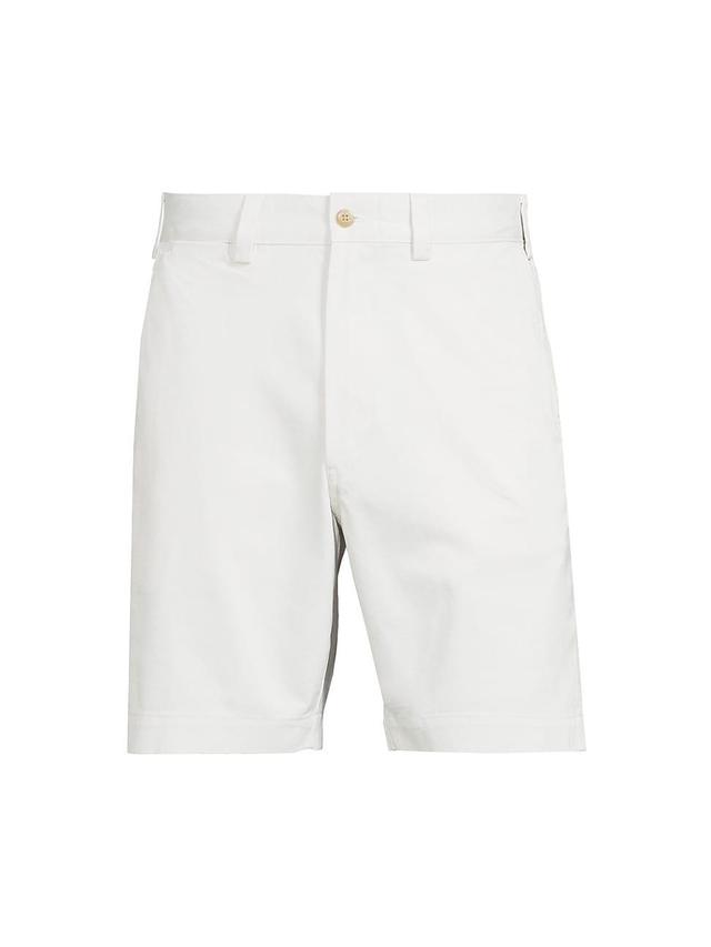 Mens Cotton Flat-Front Shorts Product Image