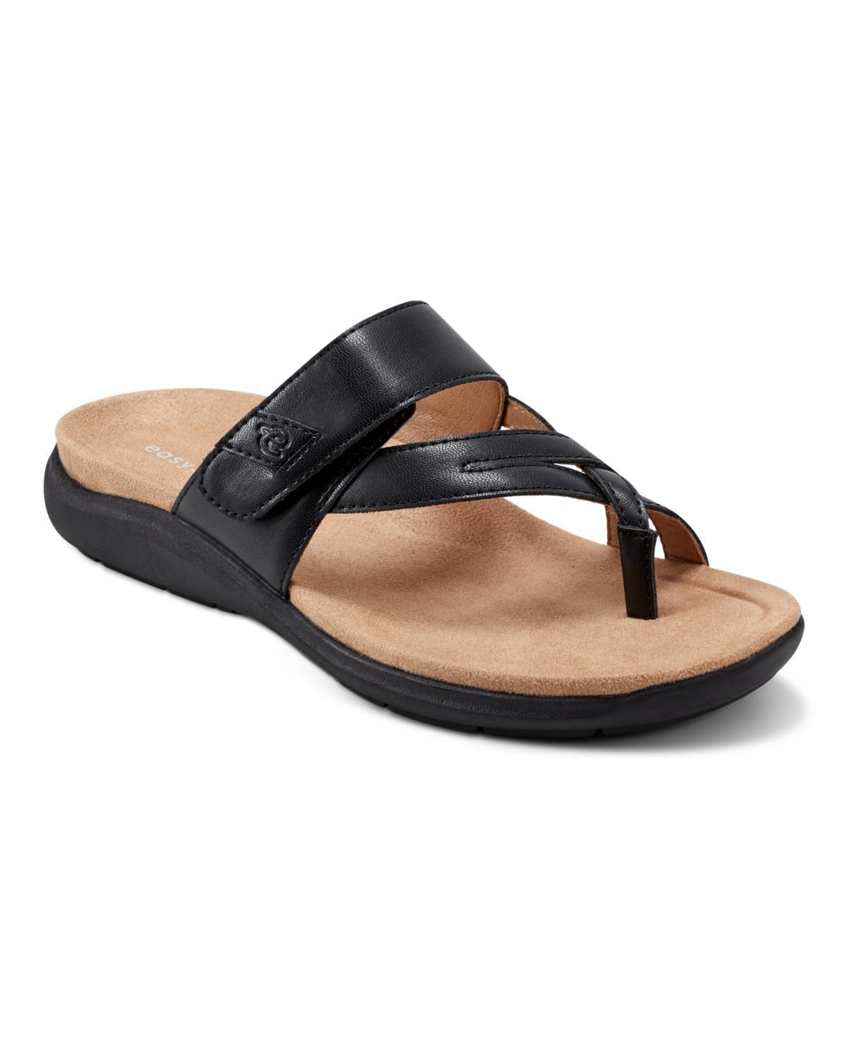 Easy Spirit Womens Wilamena Open Toe Casual Flat Sandals Product Image