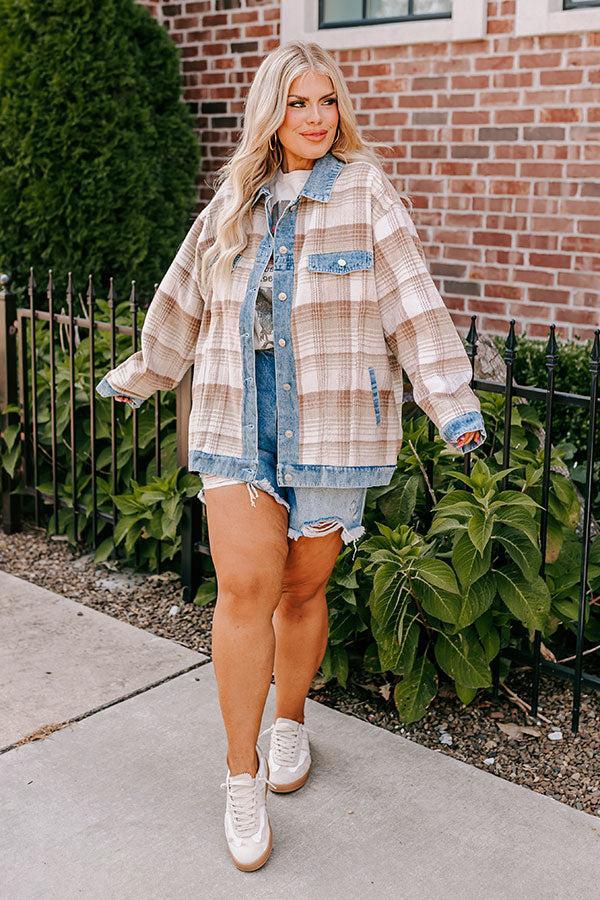 The Isabelle Plaid Jacket Curves Product Image