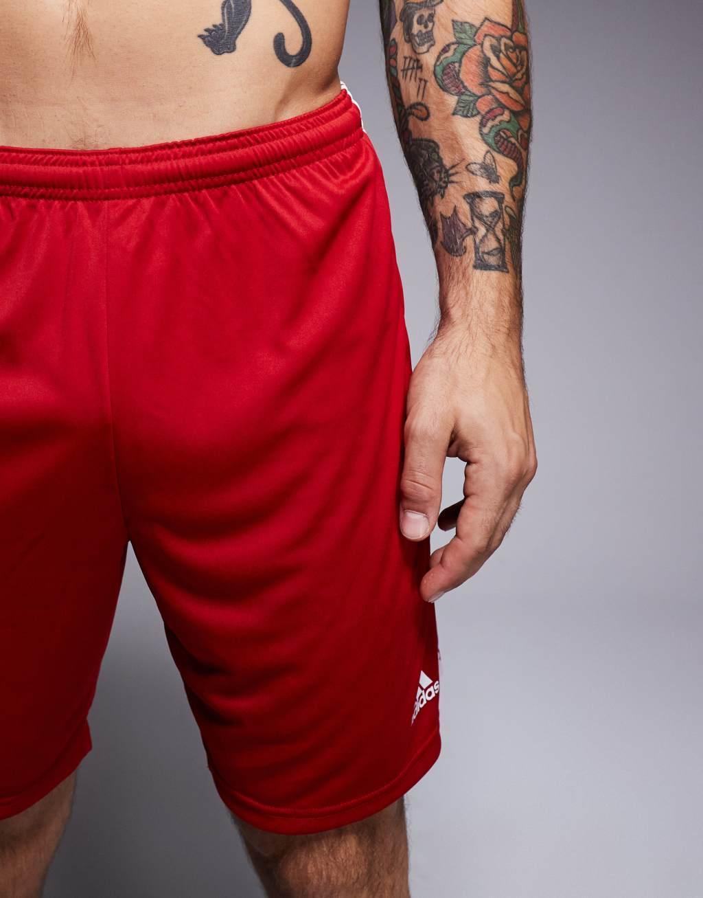 adidas Training Squadra 21 shorts in red Product Image