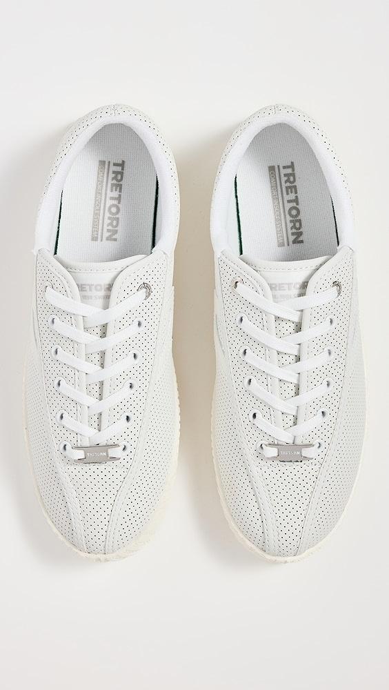 Tretorn Tretorn Nylite Elite Plus Perforated Leather Sneakers | Shopbop Product Image