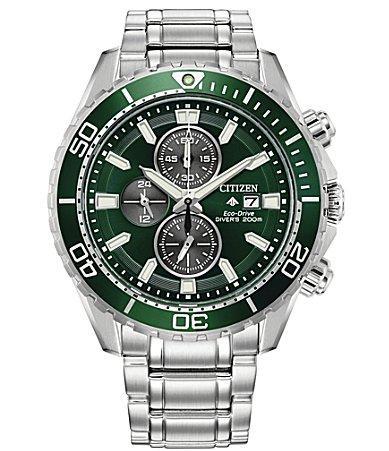 Citizen Mens Promaster Dive Chronograph Stainless Steel Bracelet Watch Product Image