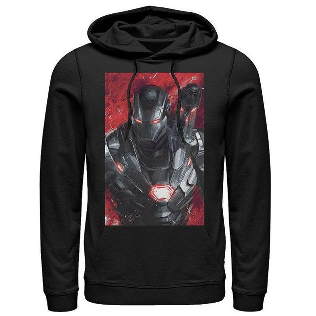 Mens Marvel Avengers Endgame War Machine Painting Pullover Hoodie Black Product Image