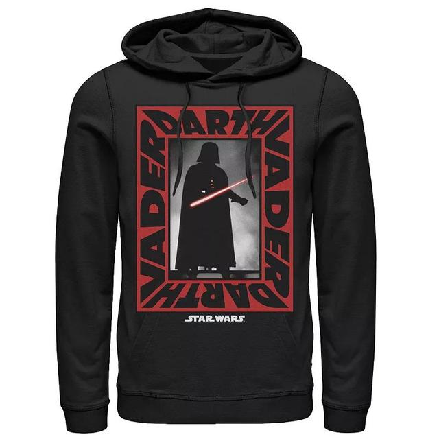 Mens Star Wars Darth Vader Text Box Up Hoodie Product Image