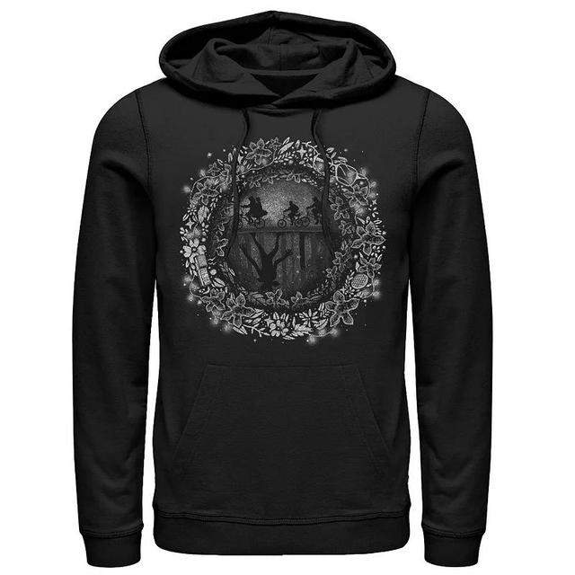 Mens Star Wars The Mandalorian Mythosaur Skull Logo Ice Graphic Hoodie Blue Product Image