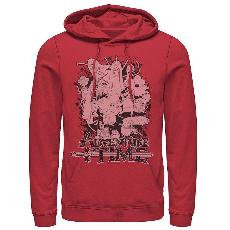 Mens Cartoon Network Adventure Time Splash Hoodie Product Image