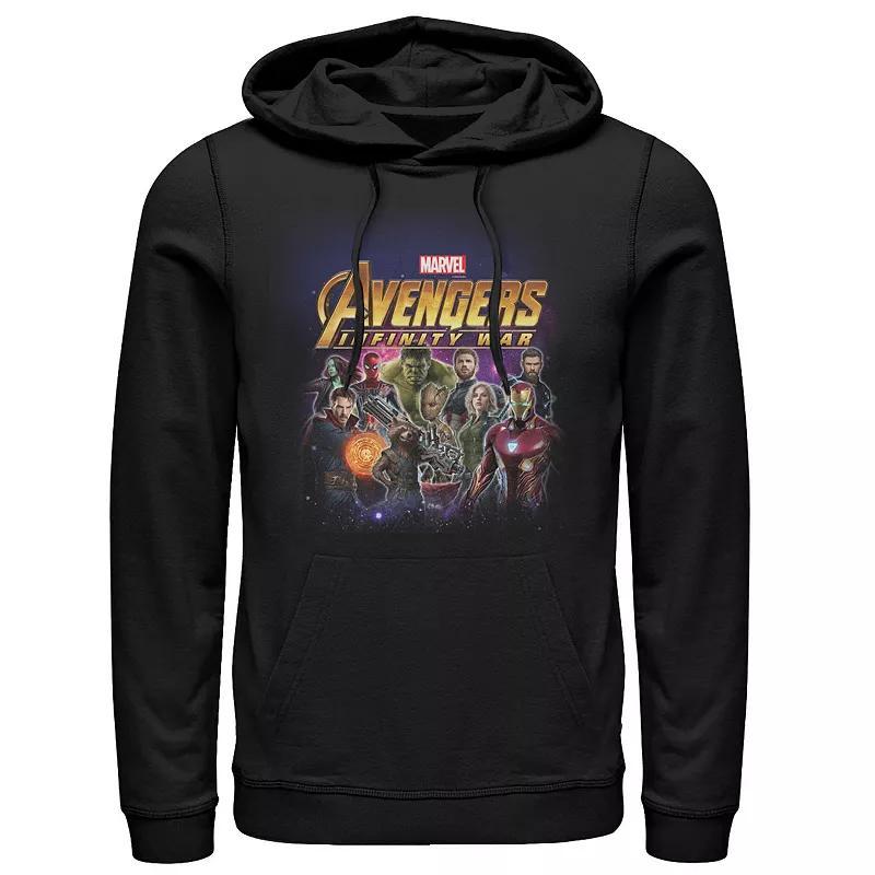 Mens Marvel Avengers Infinity War Galaxy Heroes Hoodie Product Image