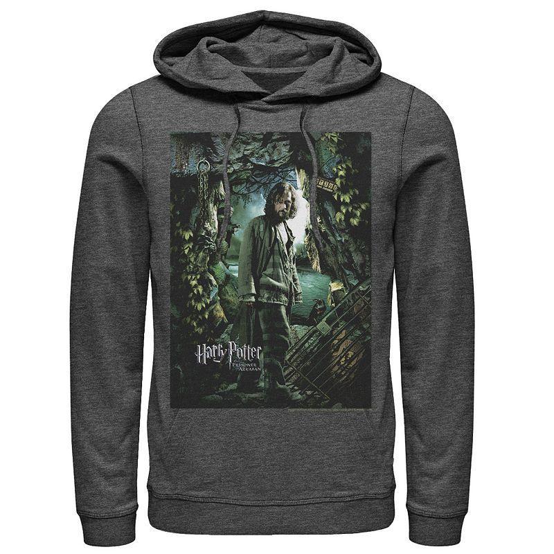 Mens Harry Potter Prisoner Of Azkaban Sirius Black Portrait Graphic Pullover Hoodie Athletic Grey Product Image