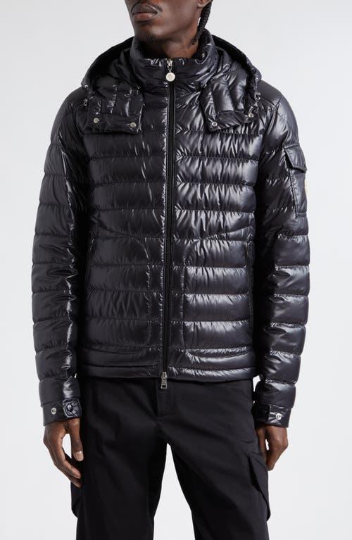 Mens Lauros Quilted Hooded Down Jacket Product Image