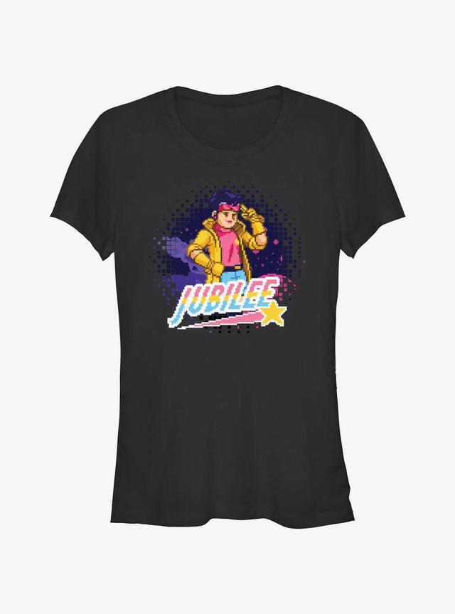 Marvel X-Men '97 Pixel Jubilee Girls T-Shirt Product Image