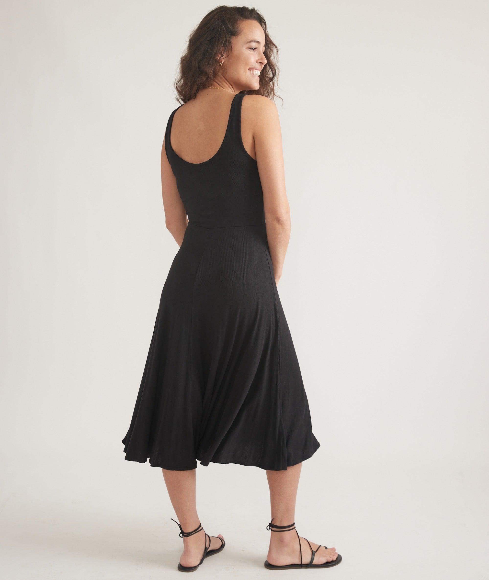 Lexi Rib Fit and Flare Midi Dress Product Image