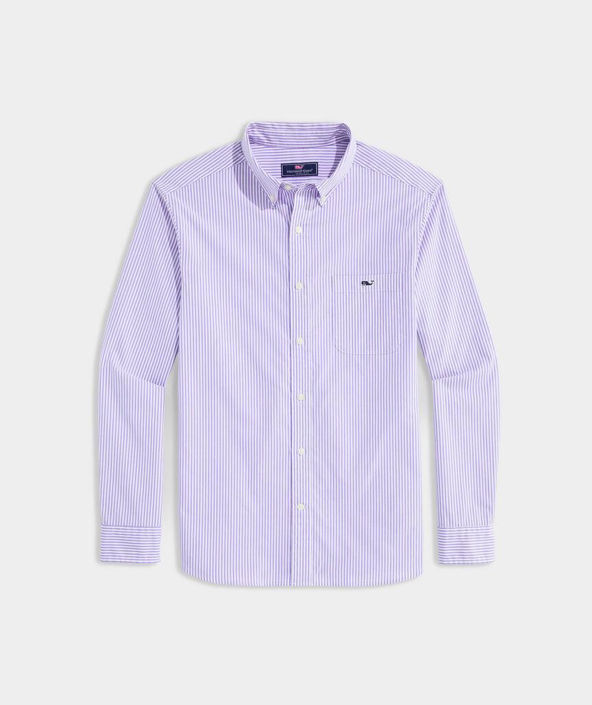 Stretch Poplin Stripe Shirt Product Image