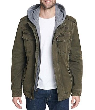 Mens Levis Cotton Sherpa-Lined Trucker Jacket Product Image