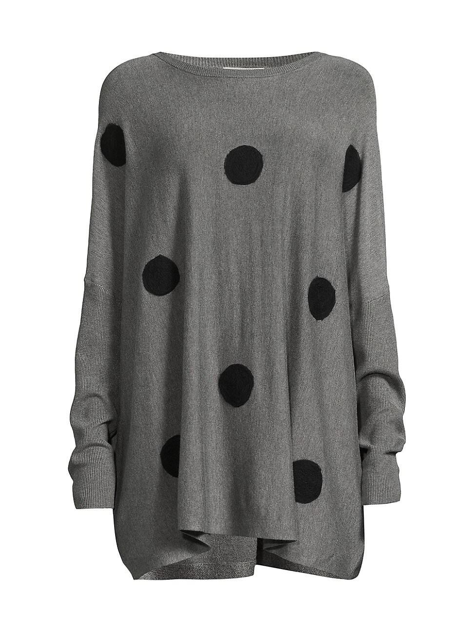 Womens Fanasi Polka-Dot Knit Top product image