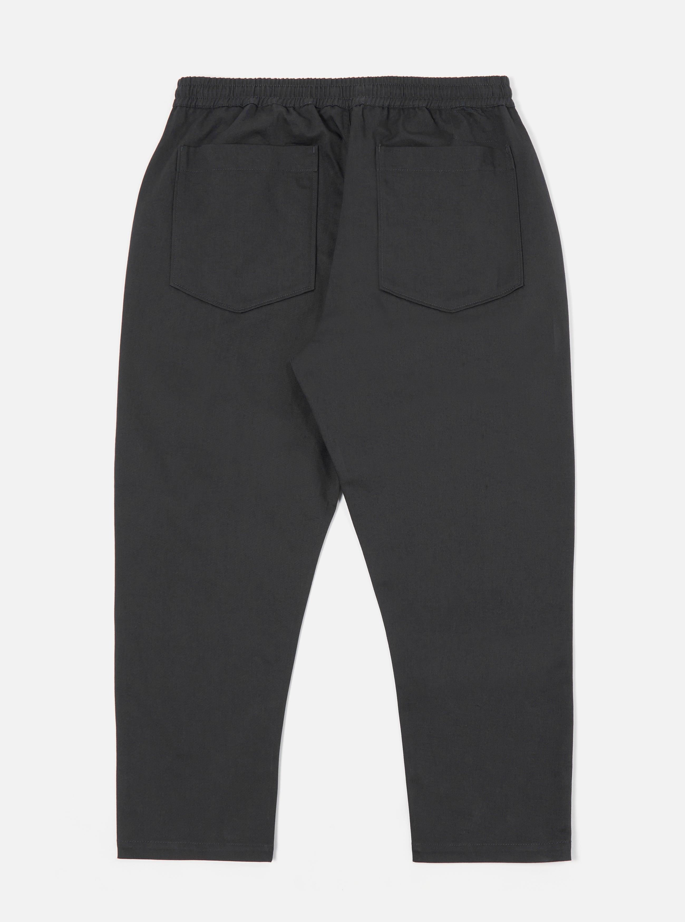 Universal Works Hi Water Trouser in Black Twill Product Image