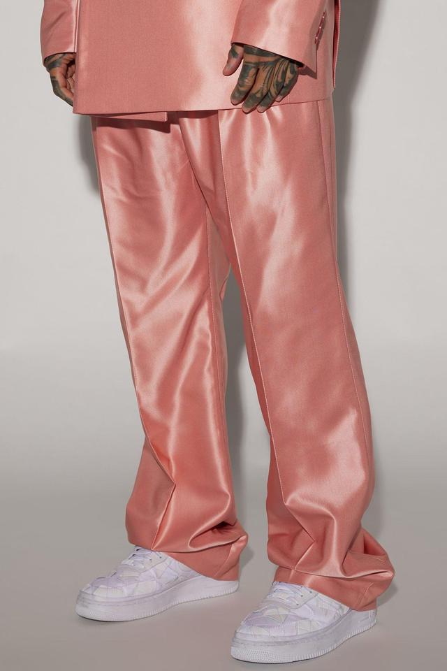 Call On Me Relaxed Flare Trousers - Mauve Product Image