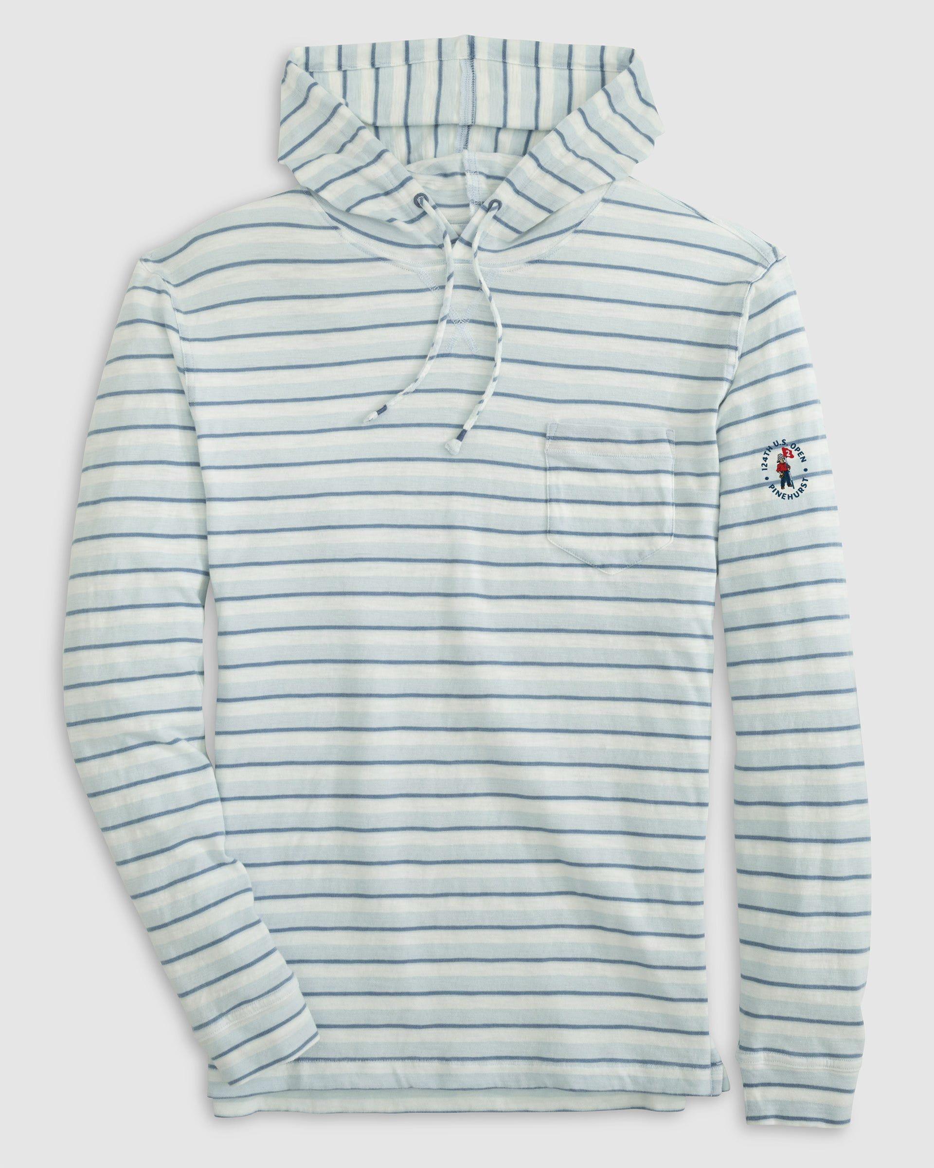 124th U.S. Open Anthony Indigo Striped Hoodie Tee Product Image