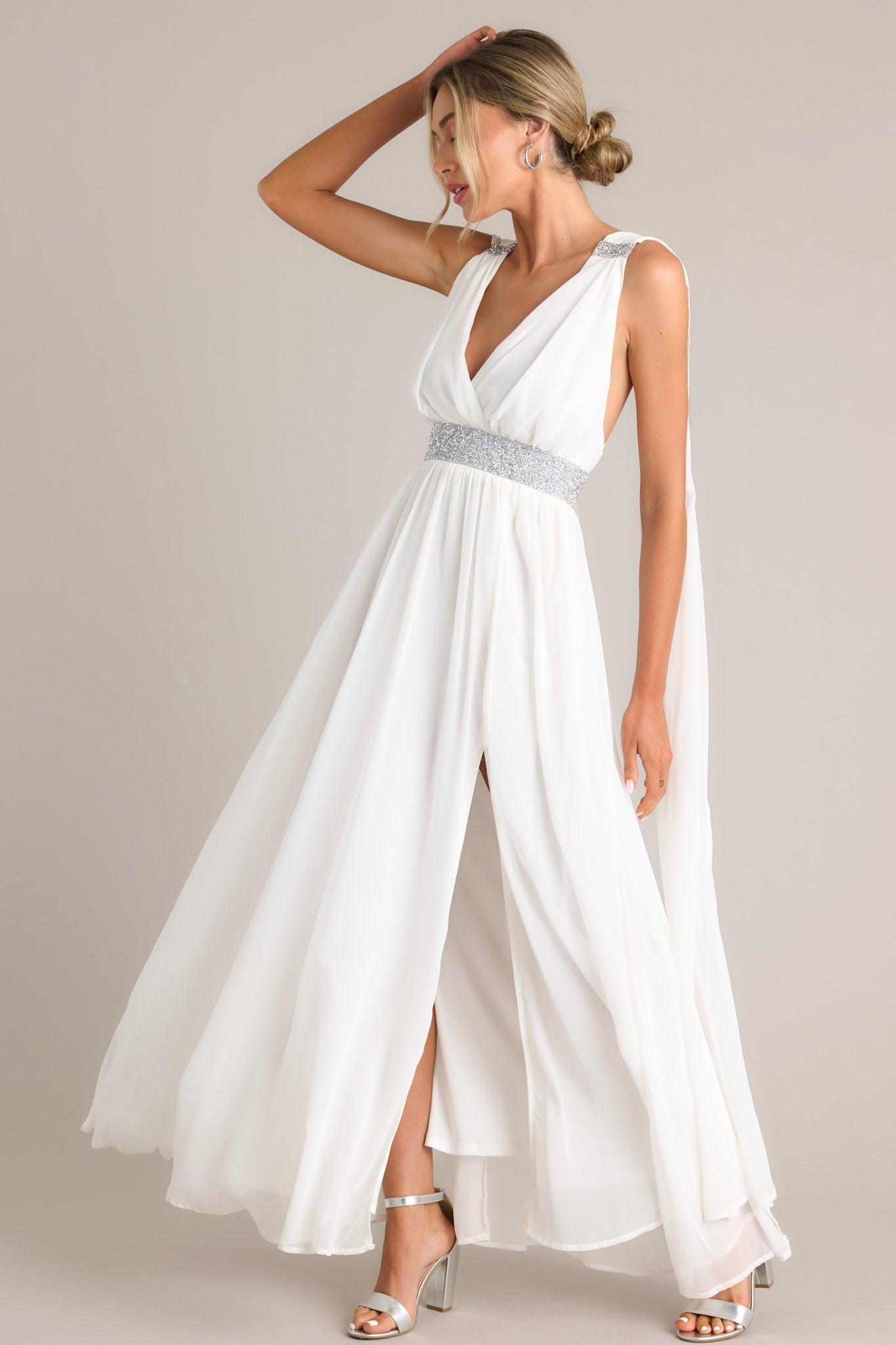 Everyone's Desire White Maxi Dress Product Image