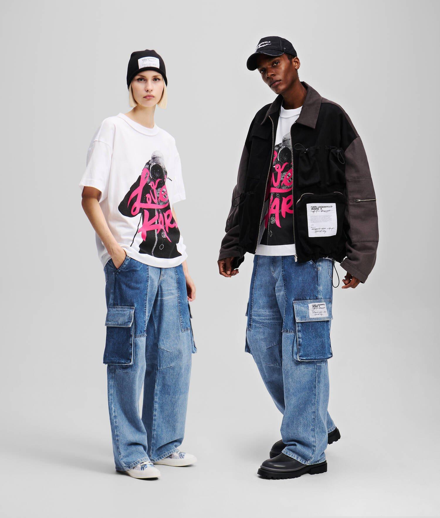 KLJ X ATELIER RESERVÉ BAGGY DENIM PANTS Product Image